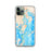 Custom iPhone 11 Pro Skidaway Island Georgia Map Phone Case in Watercolor