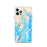 Custom iPhone 12 Pro Skidaway Island Georgia Map Phone Case in Watercolor