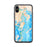 Custom iPhone X/XS Skidaway Island Georgia Map Phone Case in Watercolor