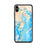 Custom iPhone XS Max Skidaway Island Georgia Map Phone Case in Watercolor