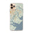 Custom iPhone 11 Pro Max Skidaway Island Georgia Map Phone Case in Woodblock