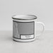 Right View Custom Skokie Illinois Map Enamel Mug in Classic