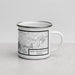 Right View Custom Smith Mountain Lake Virginia Map Enamel Mug in Classic