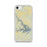 Custom iPhone SE Smith Mountain Lake Virginia Map Phone Case in Woodblock
