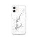 Custom iPhone 12 Smithville Lake Missouri Map Phone Case in Classic