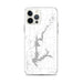 Custom iPhone 12 Pro Max Smithville Lake Missouri Map Phone Case in Classic