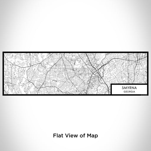 Flat View of Map Custom Smyrna Georgia Map Enamel Mug in Classic