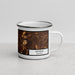 Right View Custom Smyrna Georgia Map Enamel Mug in Ember