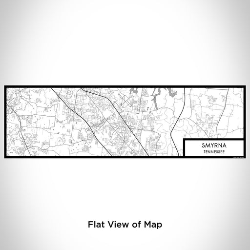 Flat View of Map Custom Smyrna Tennessee Map Enamel Mug in Classic