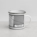 Right View Custom Snake Alley Burlington Map Enamel Mug in Classic