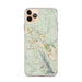 Custom Snoqualmie Washington Map Phone Case in Woodblock