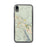 Custom Snoqualmie Washington Map Phone Case in Woodblock