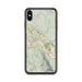 Custom Snoqualmie Washington Map Phone Case in Woodblock