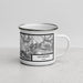 Right View Custom Snowbird Utah Map Enamel Mug in Classic