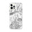 Custom Snowbird Utah Map iPhone 12 Pro Max Phone Case in Classic
