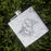 Snowbird Utah Custom Engraved City Map Inscription Coordinates on 6oz Stainless Steel Flask in White