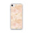 Custom Snowbird Utah Map iPhone SE Phone Case in Watercolor