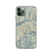 Custom Snowbird Utah Map Phone Case in Woodblock