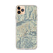 Custom Snowbird Utah Map Phone Case in Woodblock