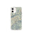 Custom Snowbird Utah Map iPhone 12 mini Phone Case in Woodblock