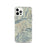 Custom Snowbird Utah Map iPhone 12 Pro Phone Case in Woodblock