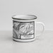 Right View Custom Snowmass Colorado Map Enamel Mug in Classic