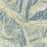 Snowmass Colorado Map Print in Woodblock Style Zoomed In Close Up Showing Details