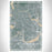 Somerville Massachusetts Map Print Portrait Orientation in Afternoon Style With Shaded Background