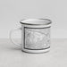 Left View Custom Somerville Massachusetts Map Enamel Mug in Classic