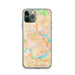 Custom Somerville Massachusetts Map Phone Case in Watercolor