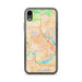 Custom Somerville Massachusetts Map Phone Case in Watercolor
