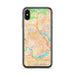 Custom Somerville Massachusetts Map Phone Case in Watercolor