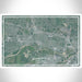 Somerville New Jersey Map Print Landscape Orientation in Afternoon Style With Shaded Background