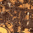Somerville New Jersey Map Print in Ember Style Zoomed In Close Up Showing Details