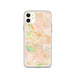 Custom Somerville New Jersey Map Phone Case in Watercolor