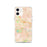 Custom Somerville New Jersey Map iPhone 12 Phone Case in Watercolor