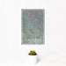 12x18 Sonoma California Map Print Portrait Orientation in Afternoon Style With Small Cactus Plant in White Planter