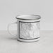 Left View Custom Sonoma California Map Enamel Mug in Classic