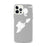 Custom iPhone 12 Pro Max South Bass Island Ohio Map Phone Case in Classic