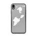 Custom iPhone XR South Bass Island Ohio Map Phone Case in Classic
