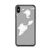 Custom iPhone XS Max South Bass Island Ohio Map Phone Case in Classic