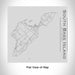 Rendered View of South Bass Island Ohio Map Engraving on 17oz Stainless Steel Insulated Tumbler