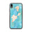 Custom iPhone XR South Bass Island Ohio Map Phone Case in Watercolor
