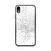 Custom South Bend Indiana Map Phone Case in Classic