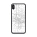 Custom South Bend Indiana Map Phone Case in Classic