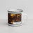Right View Custom South Bend Indiana Map Enamel Mug in Ember