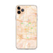 Custom South Bend Indiana Map Phone Case in Watercolor