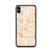 Custom South Bend Indiana Map Phone Case in Watercolor