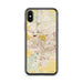 Custom South Bend Indiana Map Phone Case in Woodblock
