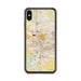 Custom South Bend Indiana Map Phone Case in Woodblock